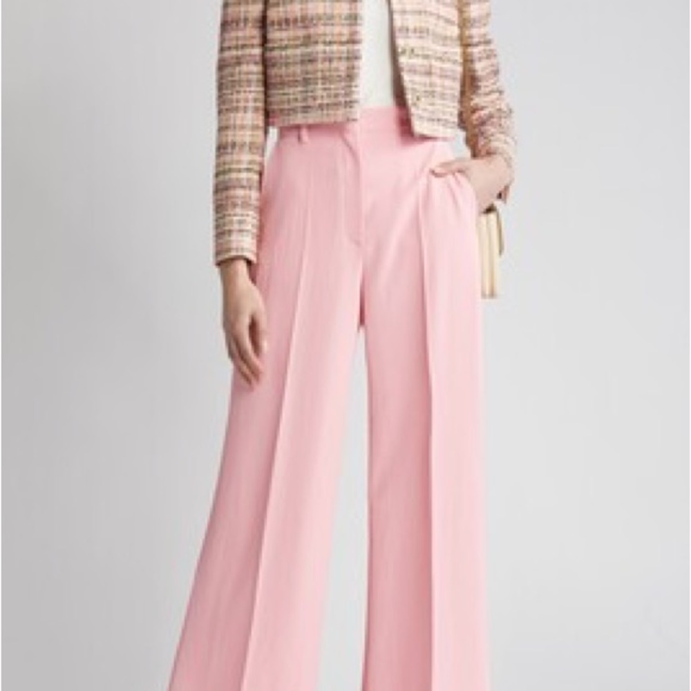 Hugo Boss Tikela Wide Leg High Rise Trousers Size 14 $348 - Picture 8 of 9